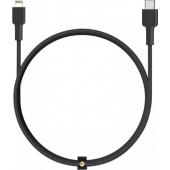 Aukey Braided USB-C naar Lightning kabel - 1.2m - Zwart