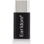 Earldom Micro-USB naar USB-C Converter - Zwart