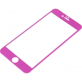 Gekleurde Tempered Glass iPhone 6 Plus & 6S Plus Paars