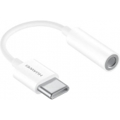 Huawei Origineel USB-C naar Mini-Jack Converter - Wit