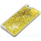 iPhone 6 Plus & 6S Plus Bewegend Glitter Hoesje Goud