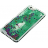 iPhone 6 Plus & 6S Plus Bewegend Glitter Hoesje Groen