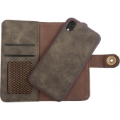 iPhone 7 & 8 Luxe 2-in-1 Wallet Case Grijs
