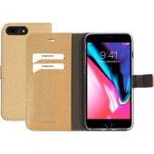 Mobiparts Saffiano Wallet Case Goud iPhone 7 & 8 PLUS