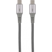 Musthavz 1 Meter Nylon USB-C naar USB-C Kabel 