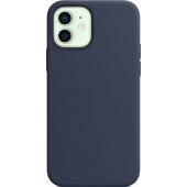 Phonegigant - iPhone 12 Hoesje - Silicone case met Magsafe - Blauw