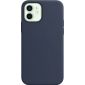 Phonegigant - iPhone 12 Hoesje - Silicone case met Magsafe - Blauw