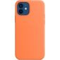 Phonegigant - iPhone 12 Hoesje - Silicone case met Magsafe - Oranje
