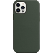 Phonegigant - iPhone 12 Pro Hoesje - Silicone case met Magsafe - Cyprusgroen