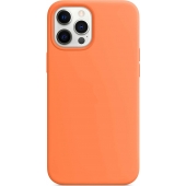 Phonegigant - iPhone 12 Pro Max - Silicone case met Magsafe - Oranje
