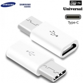 Samsung Origineel Micro-USB Naar USB-C Converter - Wit