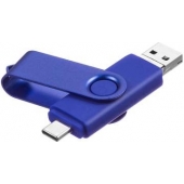 USB Stick voor Smartphone OTG - USB-C - Blauw - 128GB