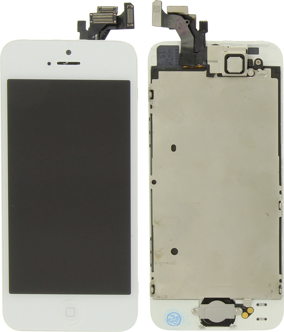 bord zijde Signaal ᐅ • Voorgemonteerd iPhone 5 Scherm (LCD + Touchscreen + Onderdelen) A+  Kwaliteit Wit | Snel en Goedkoop: PhoneGigant.nl